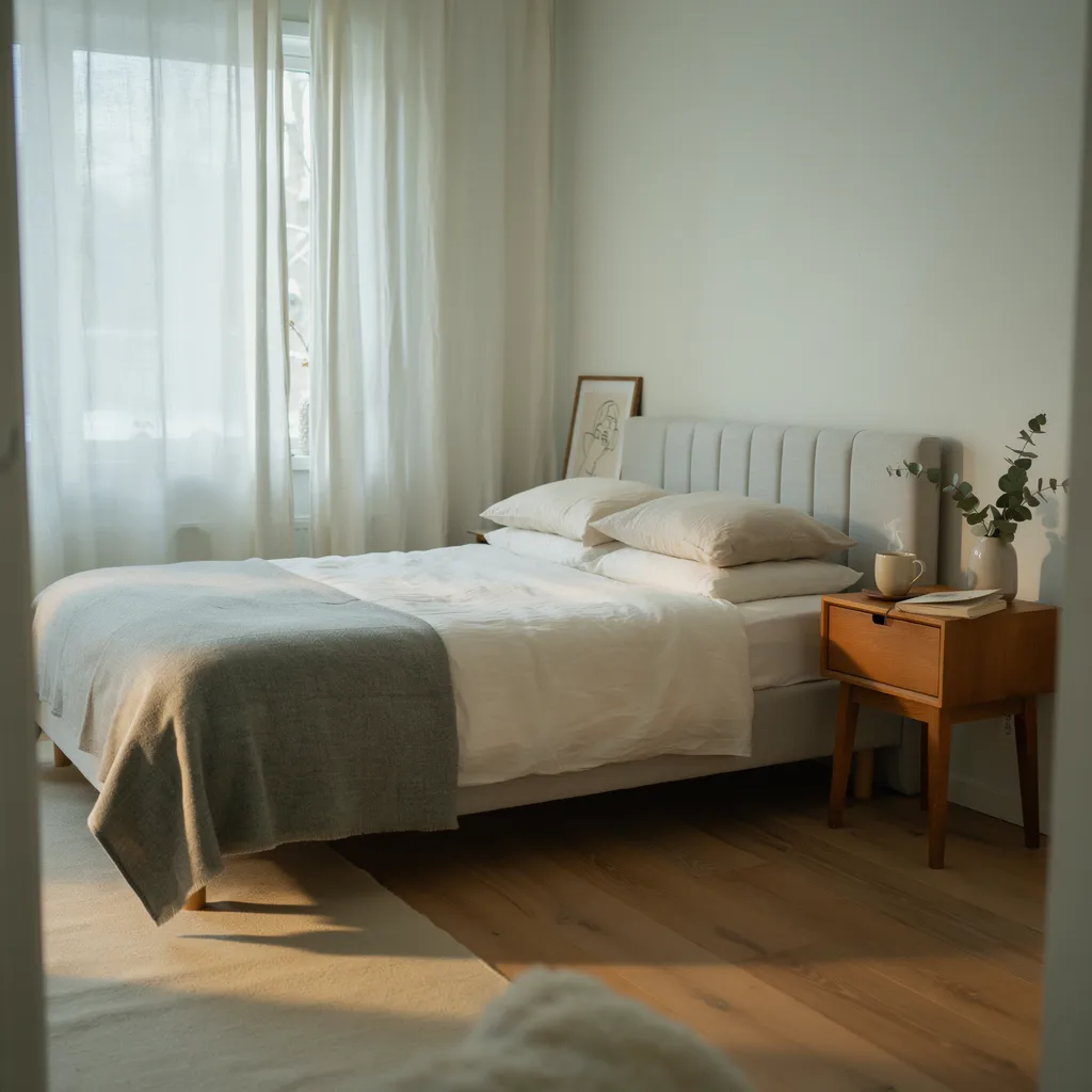 Ambiente aconchegante com têxteis Housellar